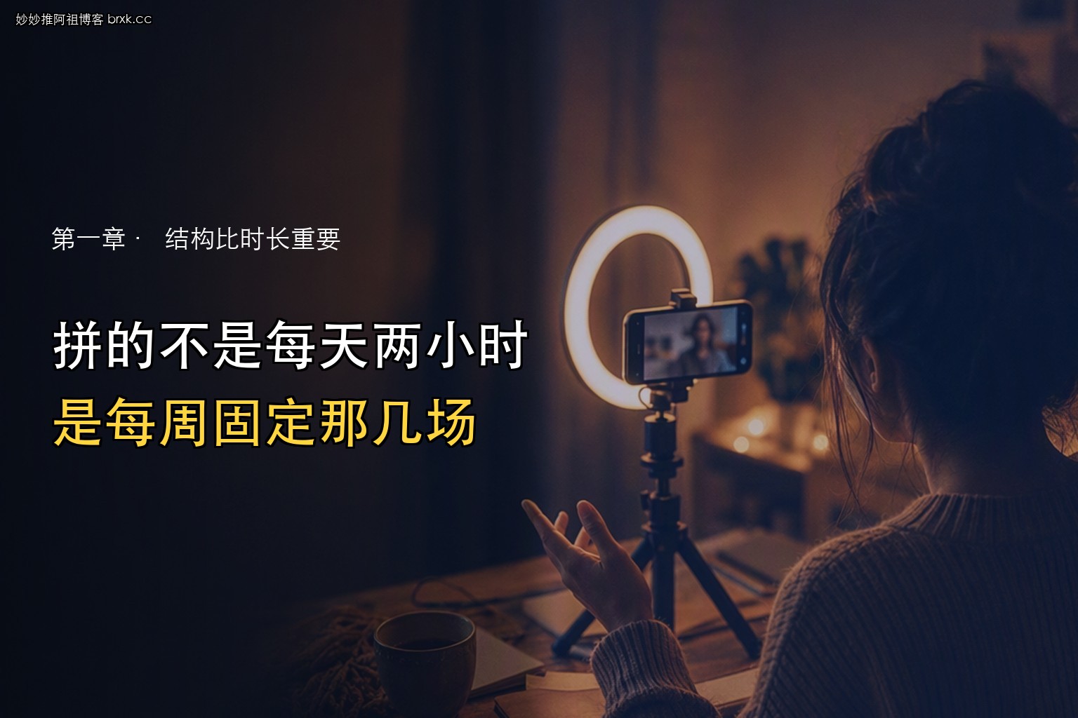 兼职做娱乐直播·先看结构不看时长（开篇核心句）