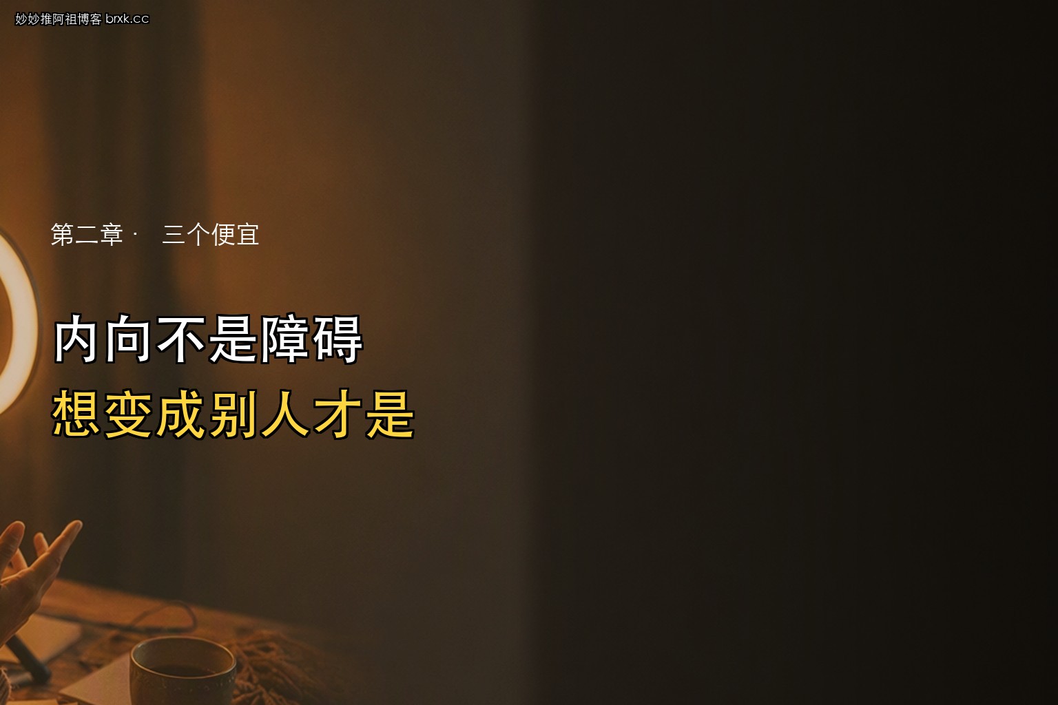 内向者的优势·不是热闹是稳定